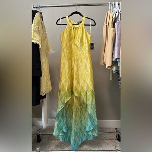 NWT Guess Los Angeles | High low | Size: 4 | Color: Yellow | Ombré dress